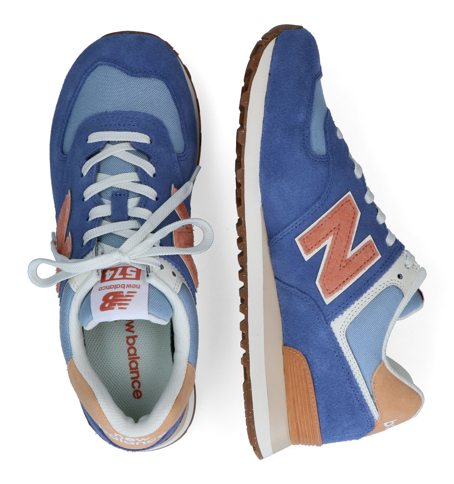 New balance ml574 heren blauw 2025
