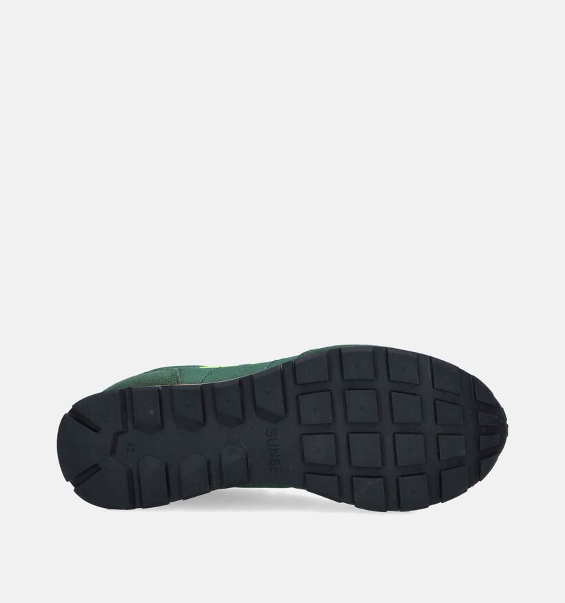 Sun 68 Tom Fluo Groene Sneakers voor heren (345742) - geschikt voor steunzolen