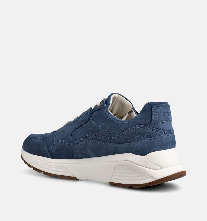 Xsensible Golden Gate Blauwe Veterschoenen voor heren (373623) - geschikt voor steunzolen