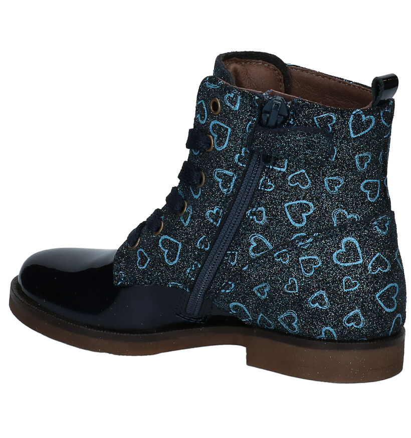 STONES and BONES Fana Bottines en Bleu pour filles (279299) - pour semelles orthopédiques