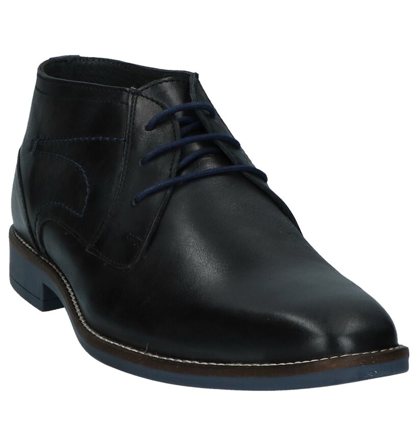 Leone Chaussures habillées en Bleu foncé en cuir (223644)