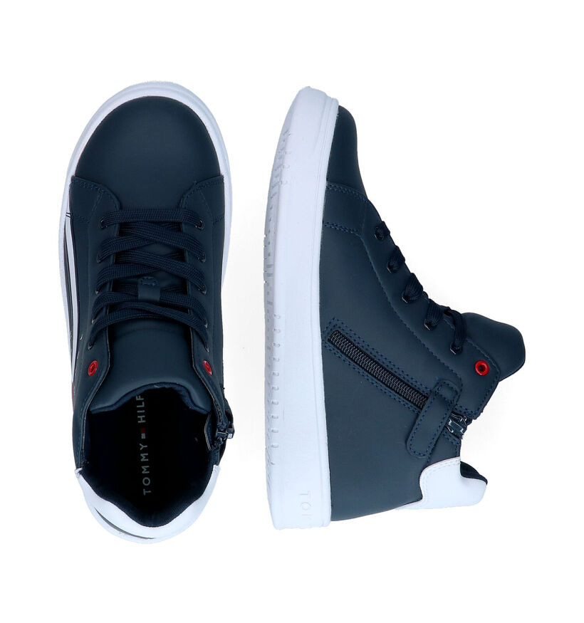 Tommy Hilfiger Chaussures hautes en Bleu foncé en simili cuir (295398)