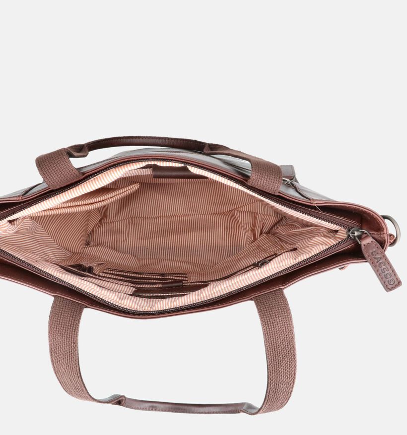 Saccoo Compras Sac &agrave; bandouli&egrave;re en Brun fonc&eacute; pour femmes (381767)