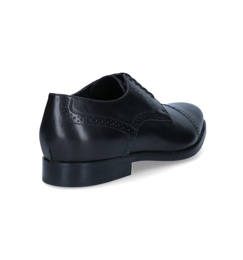 Geox Hampstead Chaussures habillées en Noir pour hommes (326757)