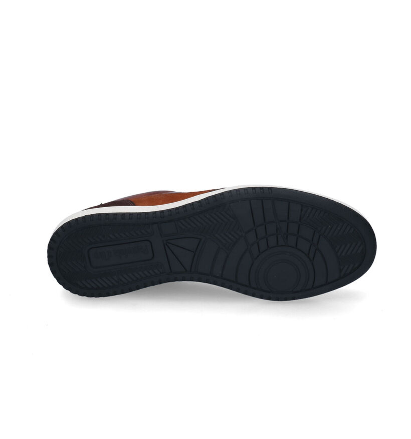 Pantofola d'Oro Baveno Chaussures à lacets en Cognac pour hommes (315353) - pour semelles orthopédiques