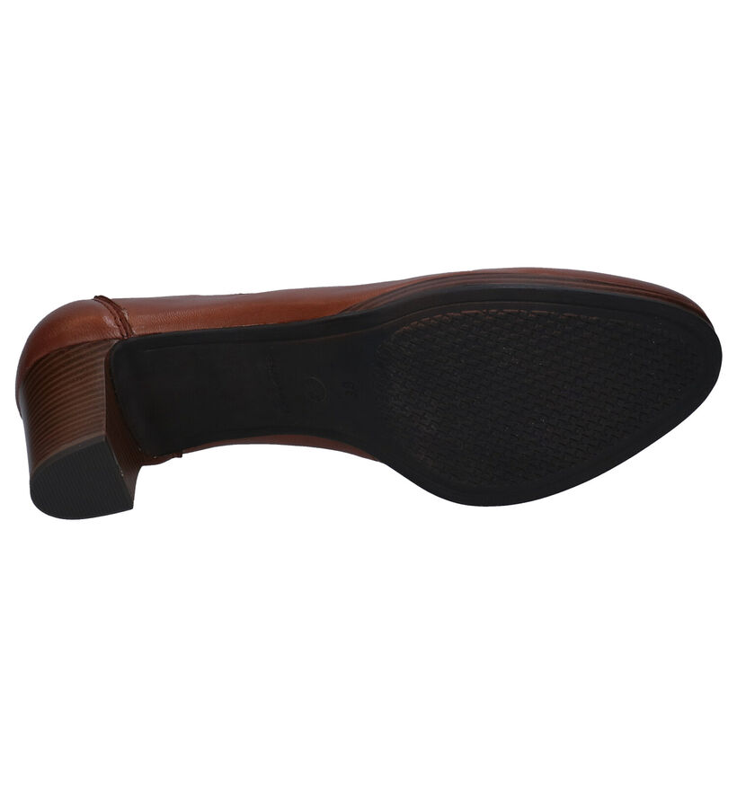 Tamaris Touch It Cognac Pumps in leer (280731)