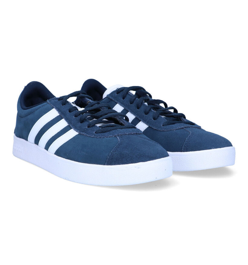 adidas VL Court 2.0 Baskets en Bordeaux pour hommes (326305) - pour semelles orthopédiques
