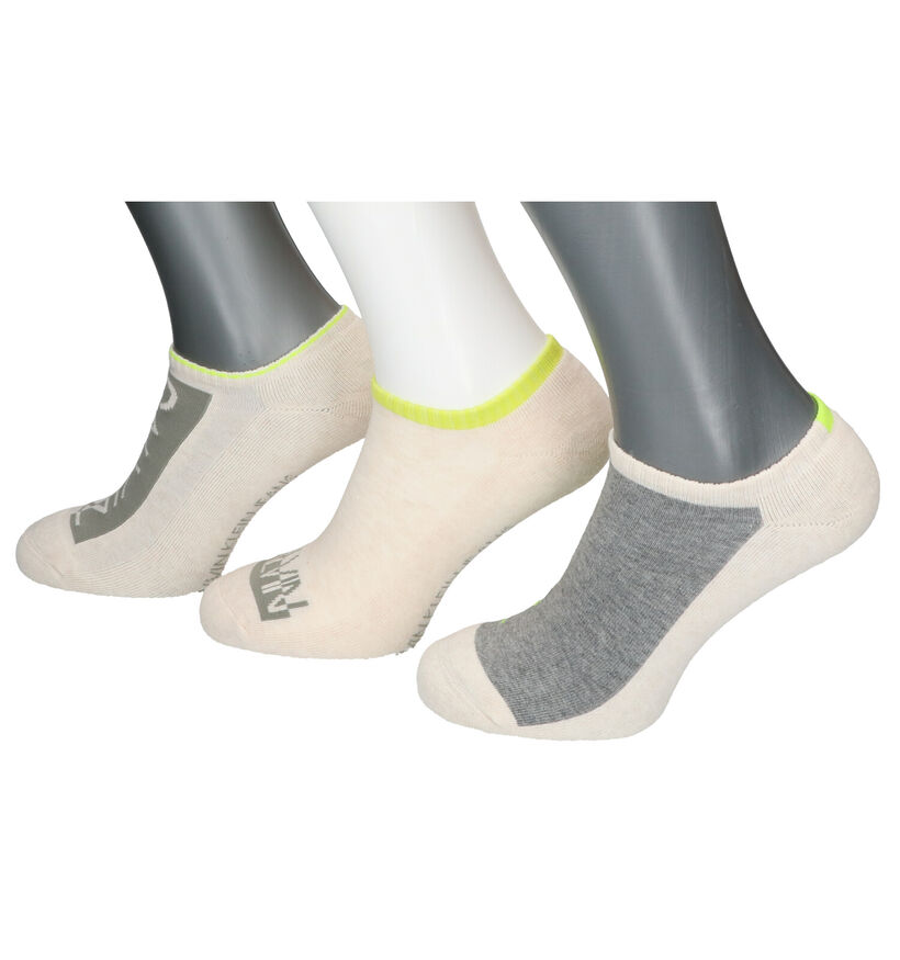 Calvin Klein Socks Chaussettes basses en Ecru - 3 Paires (290735)