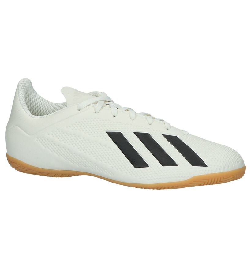 Ecru Zaalvoetbalschoenen adidas X Tango in kunstleer (230819)