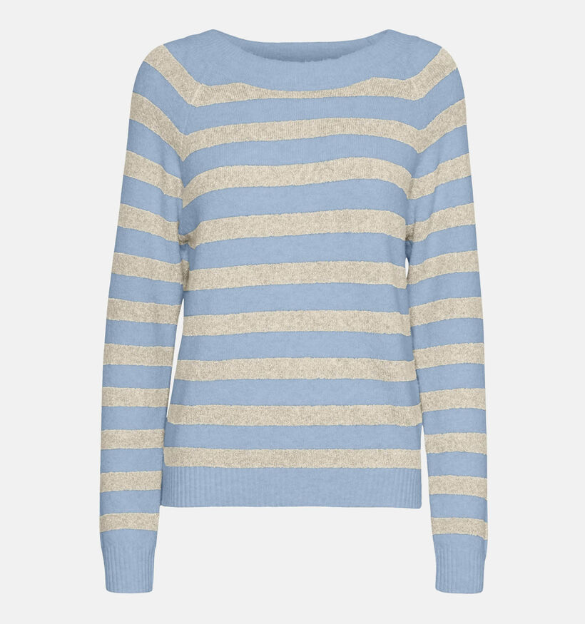 Vero Moda Doffy Blauwe Gestreepte pull voor dames (352220)