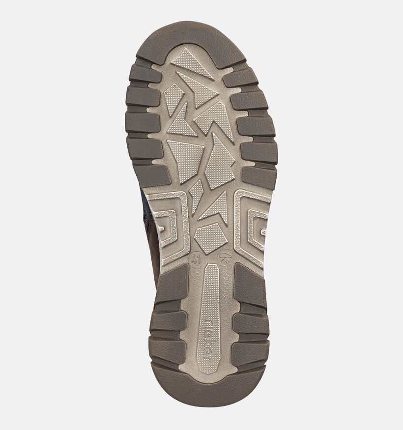 Rieker Sport Donkerbruine/Zwarte Boots met Veters voor heren (379825) - geschikt voor steunzolen