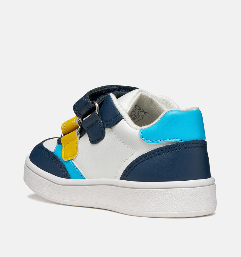 Geox Baskets pour b&eacute;b&eacute; en Blanc pour gar&ccedil;ons (370162) - pour semelles orthop&eacute;diques