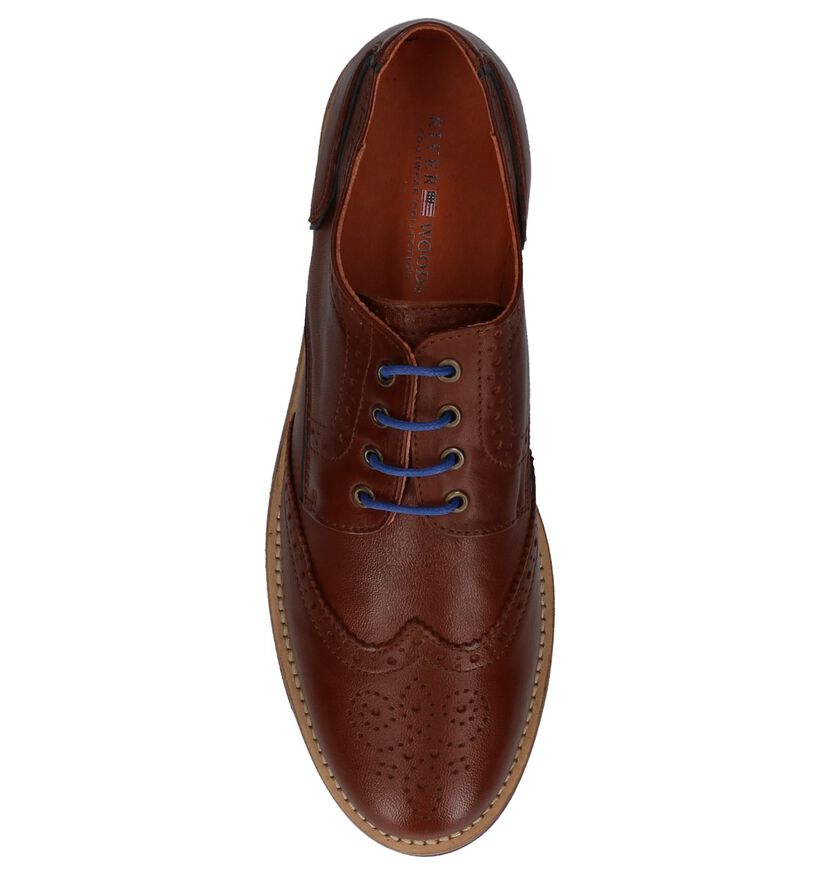 River Woods Chaussures basses en Cognac en cuir (214928)