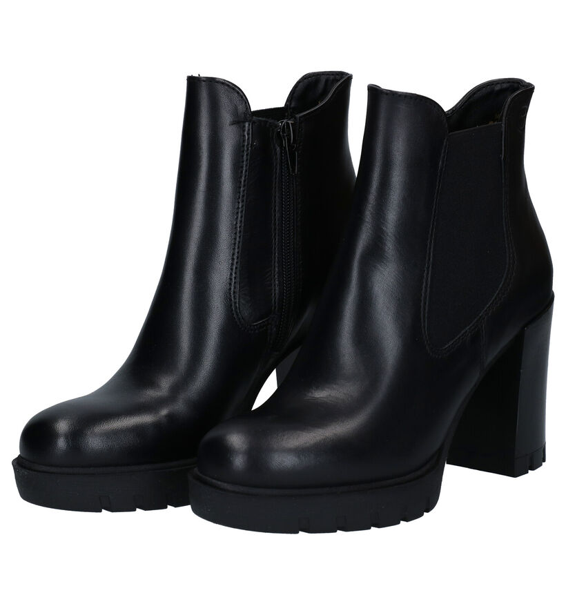 Tamaris Touch It Bottillons en Noir en simili cuir (297010)