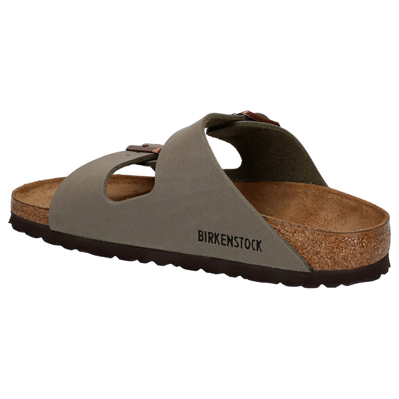 Birkenstock Arizona Birko Flor Nu-pieds en Noir pour garçons (338071)