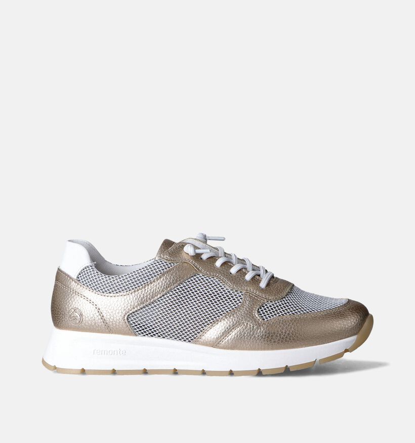 Remonte Baskets casual en Or pour femmes (354859) - pour semelles orthopédiques