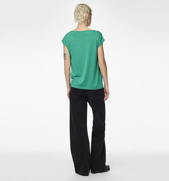 Pieces T-shirts Blauw/Rood/Bordeaux/Groen