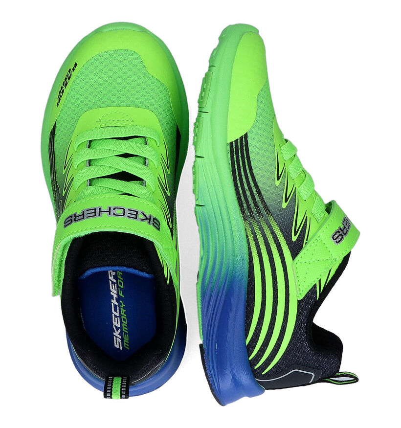 Skechers Razor Grip Baskets en Noir pour garçons (318187)
