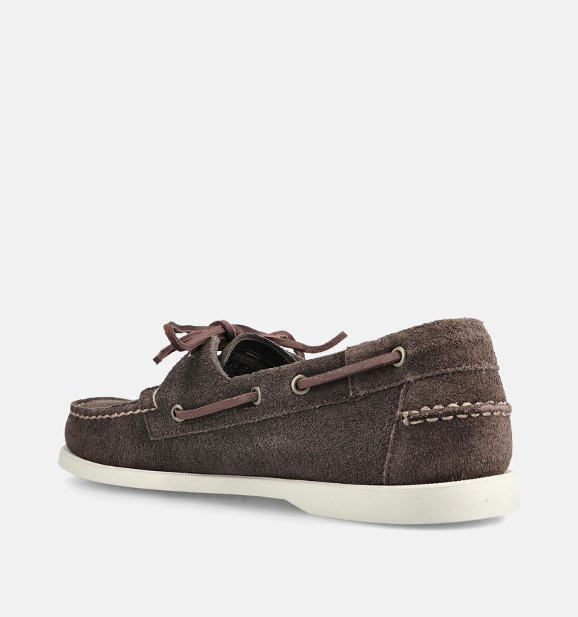 Sebago Dockside Portland Flesh Out Donkerbruine Bootschoenen voor heren (377069)
