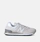 New Balance WL574 Baskets sportives en Blanc pour femmes (359233) - pour semelles orthopédiques
