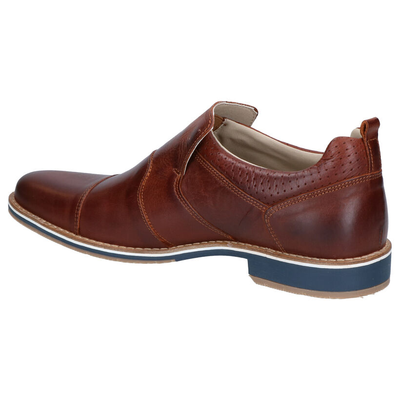 Bullboxer Chaussures à enfiler en Cognac en cuir (272198)