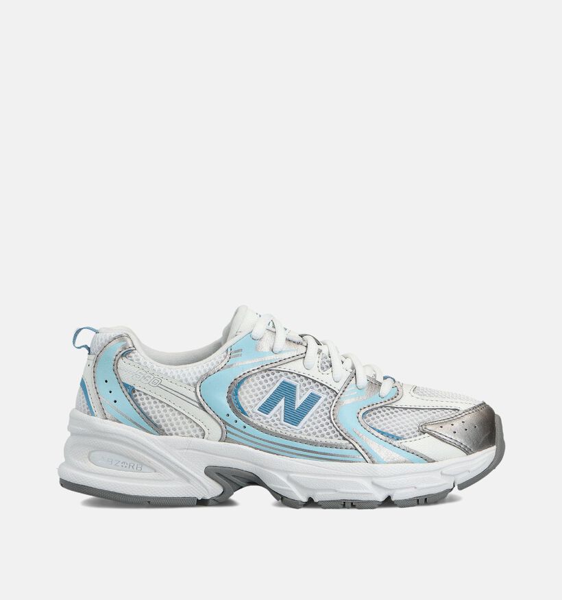New Balance 530 Baskets basses en Bleu pour filles (365018) - pour semelles orthopédiques