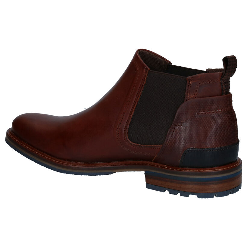 Bullboxer Cognac Cheslea Boots in leer (276987)