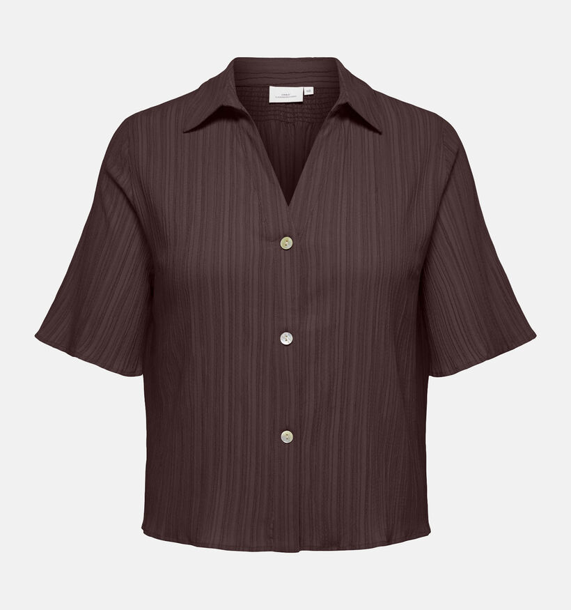 ONLY Carmakoma Munich Bruine Blouse voor dames (375069)