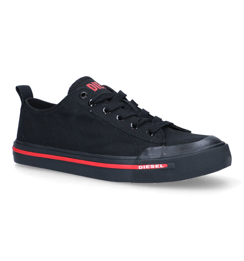Diesel Zwarte Veterschoenen voor heren (320746)