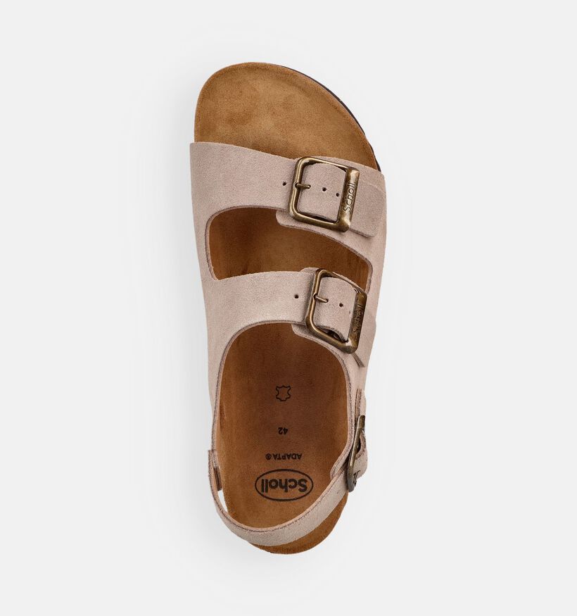 Scholl Julien Backstrap Sandales en Beige pour hommes (369892)