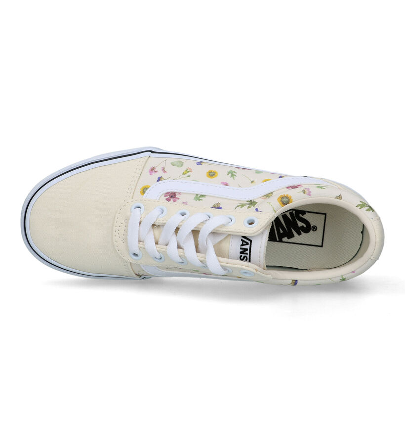 Vans Ward Baskets de skate en Rose pour femmes (327993)