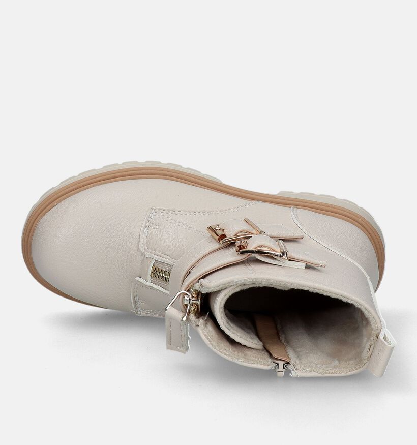 Milo & Mila Beige Boots voor meisjes (330046) - geschikt voor steunzolen