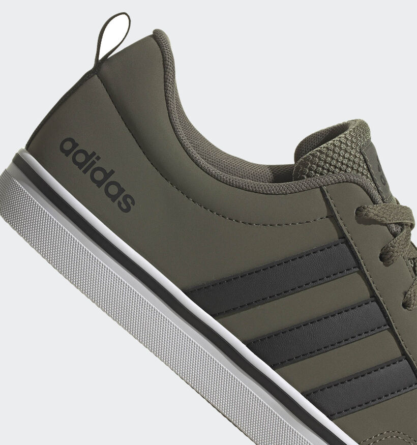 adidas VS Pace 2.0 Baskets en Vert Olive pour hommes, garçons (348966) - pour semelles orthopédiques