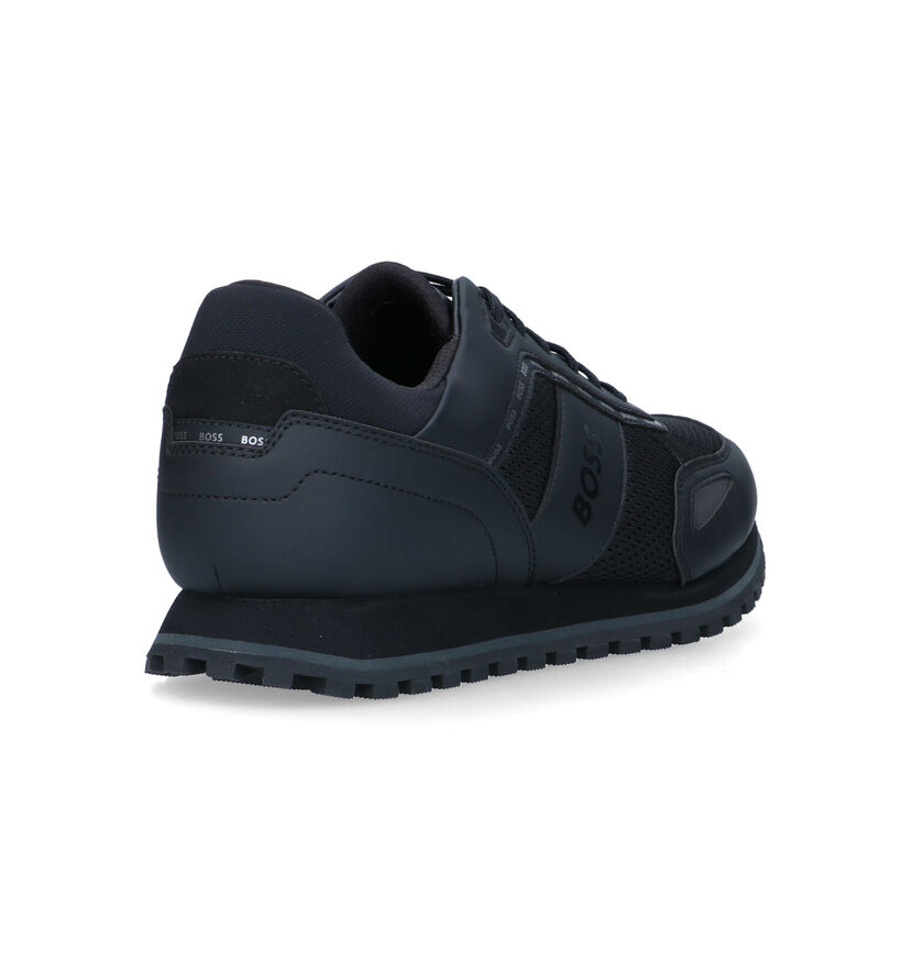 Boss Parkour Runn Baskets en Noir en simili cuir (318708)