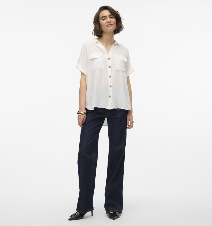 Vero Moda Bumpy Wit Hemd voor dames (352106)
