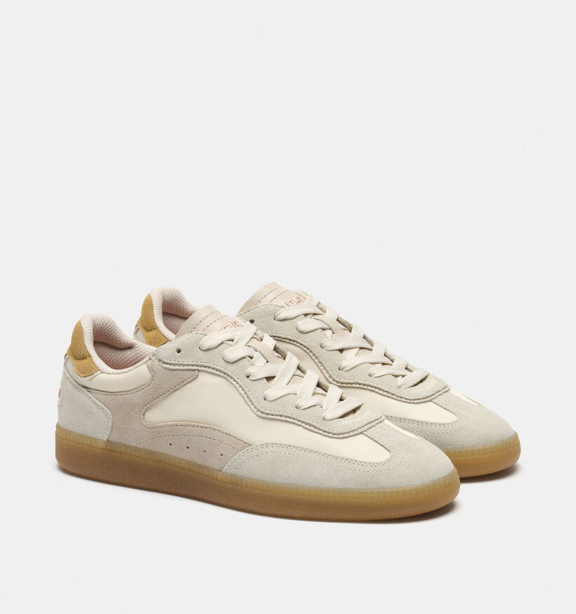 HOFF Parc Lichtbeige Veterschoenen voor heren (367333) - geschikt voor steunzolen