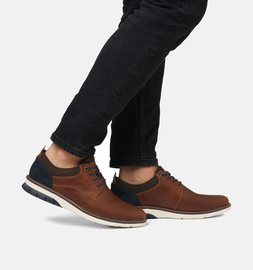 Rieker Chaussures classiques en Cognac pour hommes (351314)