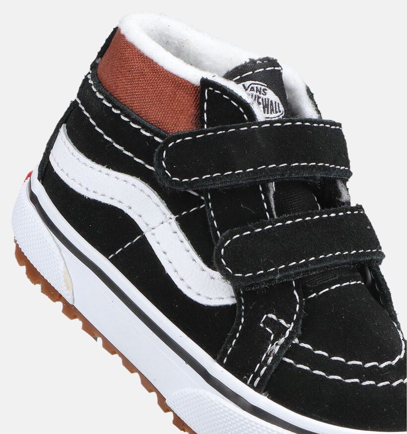 Vans SK8 Baskets montantes en Noir pour filles, gar&ccedil;ons (376411)