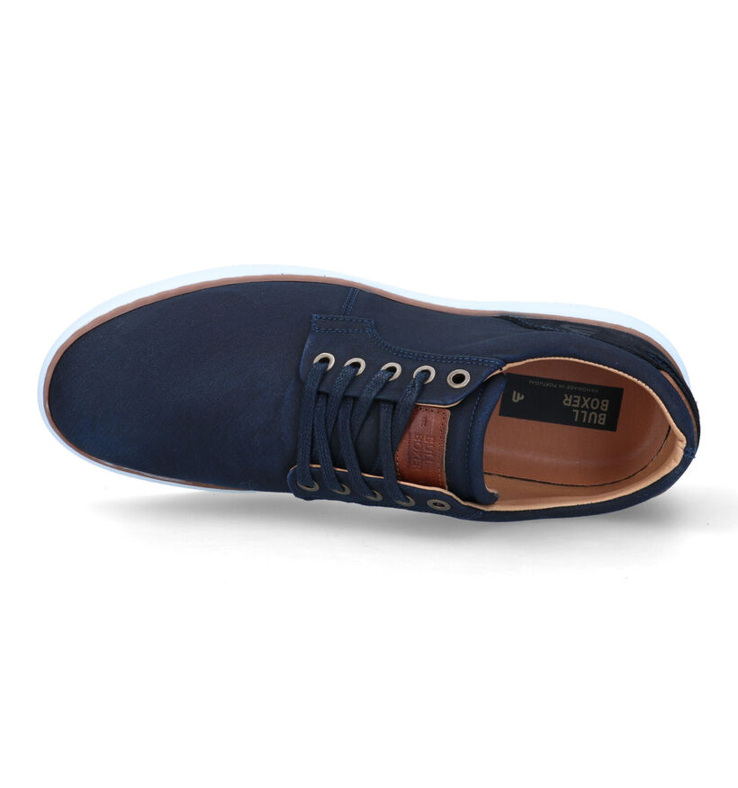 Bullboxer Blauwe Veterschoenen voor heren (323416) - geschikt voor steunzolen