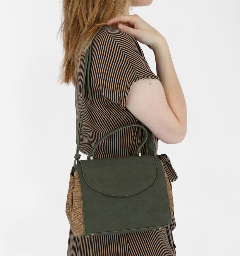 Woomen Dahlia Vegan Sac port&eacute; crois&eacute; en Noir en simili cuir (283113)