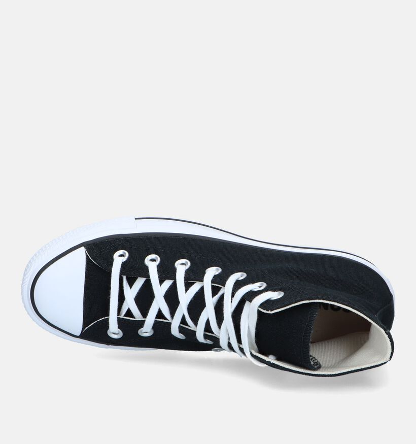 Converse Chuck Taylor All Star Plateform Baskets en Noir pour femmes (335193)