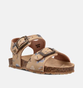 Little David Sandales Taupe/Vert
