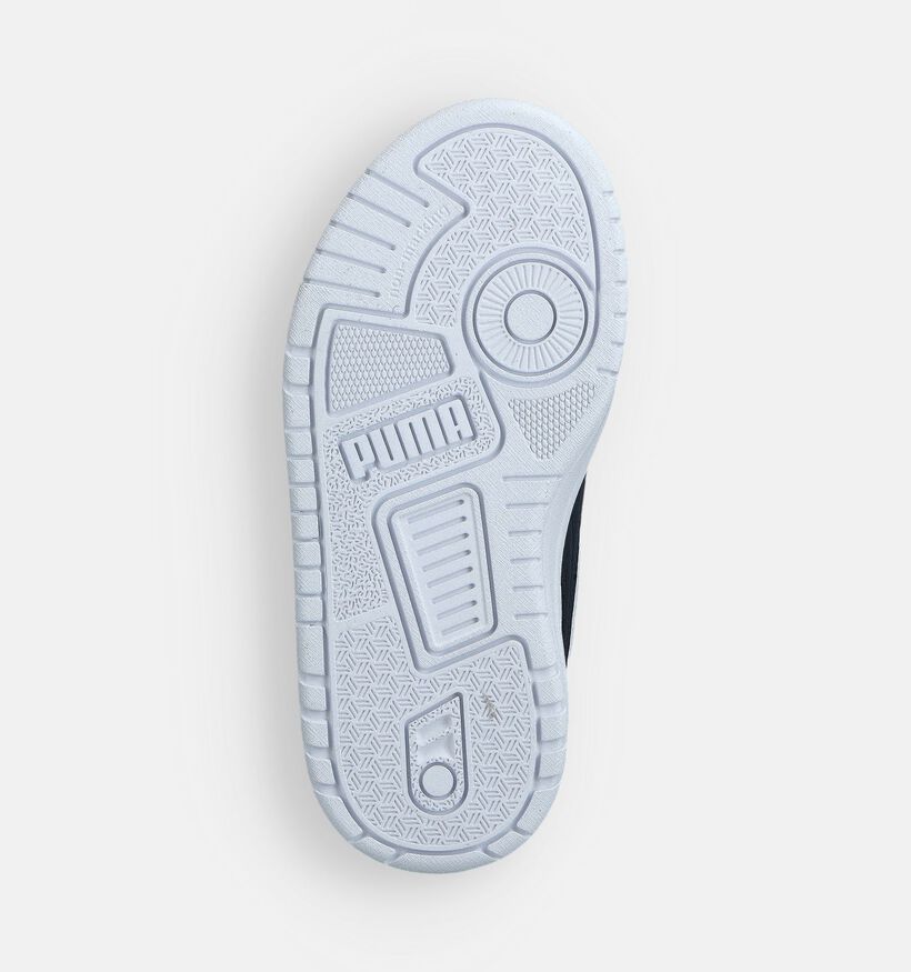 Puma Shuffle Downtown Witte Sneakers voor jongens, meisjes (359198) - geschikt voor steunzolen