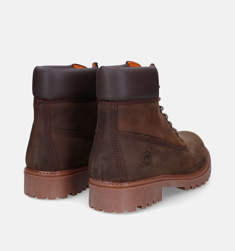 Lumberjack River Bruine Bottines voor heren (329971) - geschikt voor steunzolen