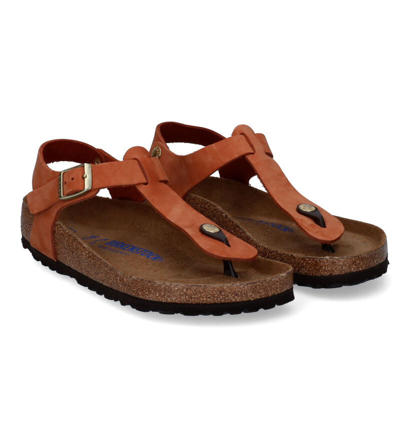 Birkenstock Kairo Cognac Sandalen in nubuck (305597)