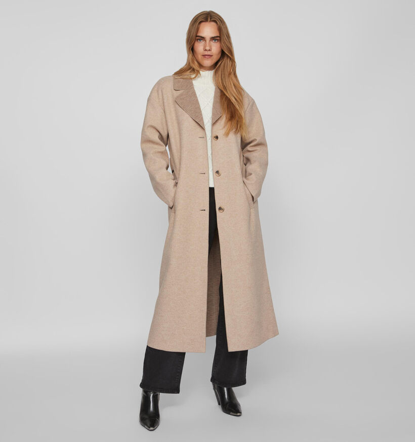 Vila Juice Manteau long en Brun pour femmes (328867)