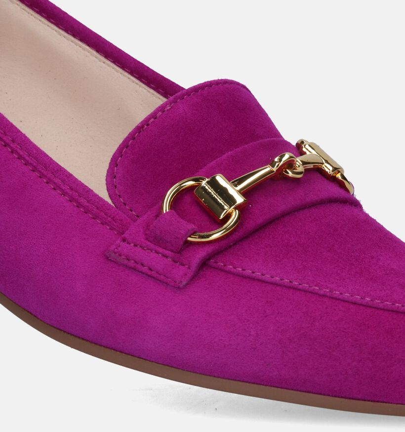 Gabor Loafers en Rose fuchsia pour femmes (331134) - pour semelles orthopédiques