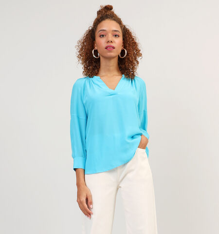 Blouse turquoise