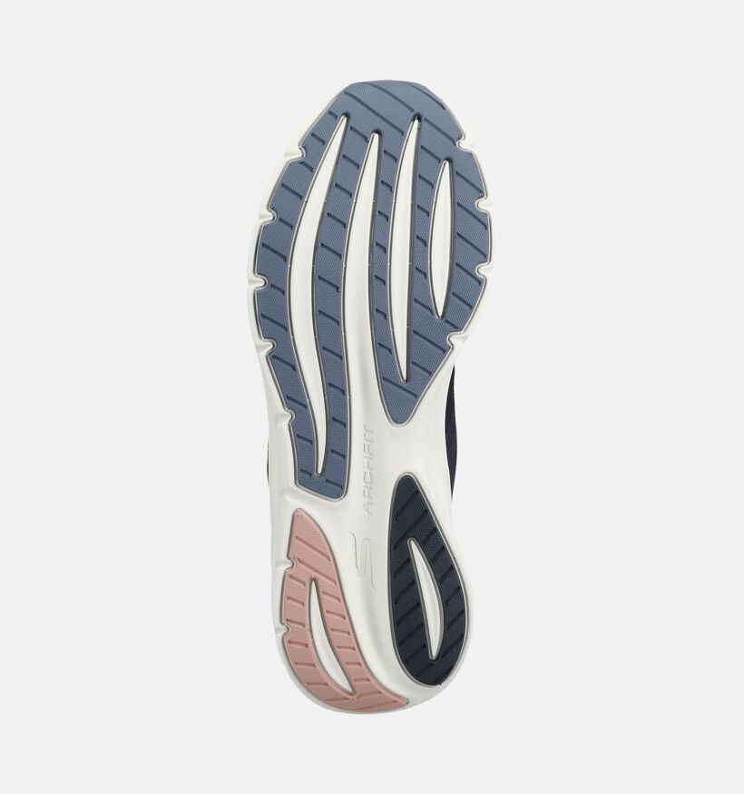 Skechers Arch Fit 3.0 Baskets en Bleu fonc&eacute; pour femmes (376918) - pour semelles orthop&eacute;diques