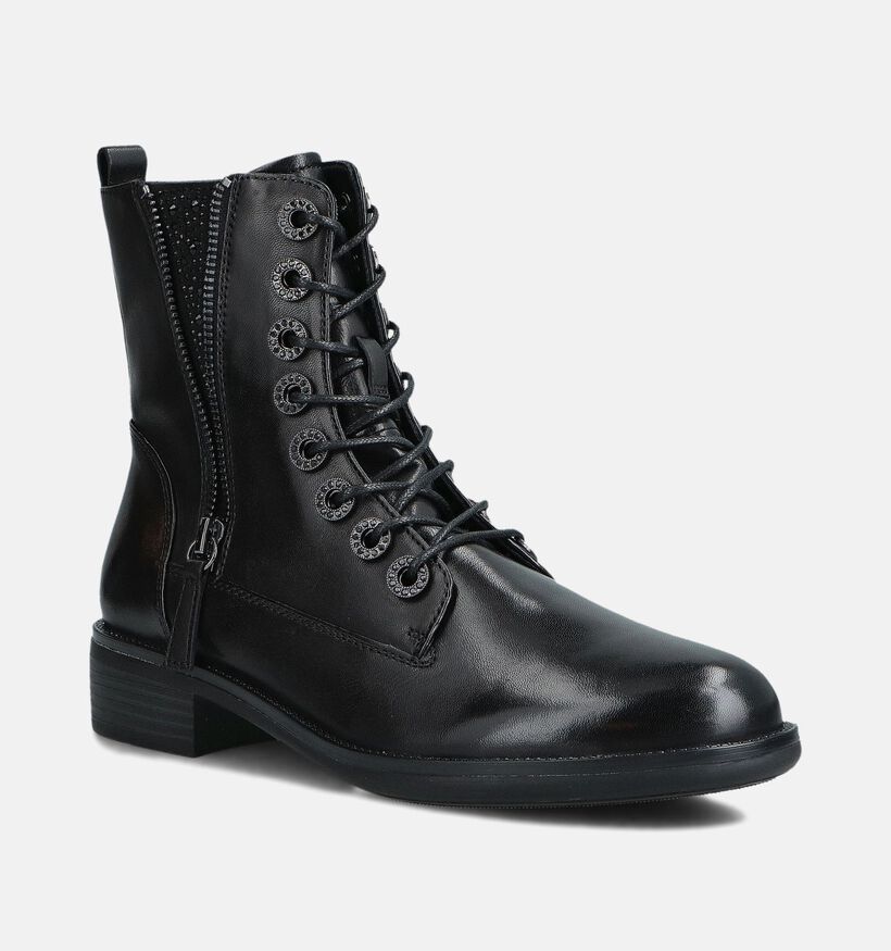 Regarde le Ciel Roxana Zwarte Veterboots voor dames (365544)